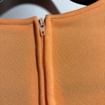 Vintage 70s Miss Shaheen Orange Palazzo Pleated Wide Leg Jumpsuit 6 Disco USA Photo 6