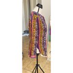 Nine West  Jeans Womens Blouse Small Long Sleeve Boho Patchwork Hipster Eclectic Photo 7