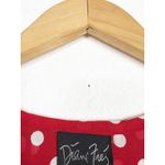 Vintage Diane Freis Floral Polka Dot Midi Dress Maximalist Lightweight Ruffle Black Size M Photo 4