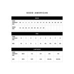 Good American  Black Midi Skirt NWT‎ Size 5 (fits 2X) Photo 3