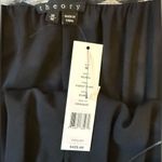 Theory  Silk Black White Musea Cubist Plaid Maxi Dress Size Medium Photo 7