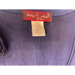 Baby Phat Women 1X Blue Sky V Neck Ruched Short Sleeve T Shirt Cat Graphic NWT Photo 2