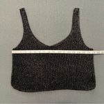 American Apparel  Sparkle Crop knit sweater Tank size S/XS stretchy chunky knit Photo 4