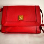 MCM Authentic Red Leather Shoulder crossbody Bag – Made in Korea Photo 1