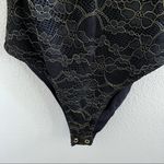 Amuse Society NWT Azalea Bodysuit Black Lace Medium Photo 5