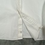 J. Crew Shirt Womens Large White Cotton Western Pearl Snap Long Sleeve Rodeo Photo 3