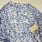 Tularosa Serafina Dress in Country Blue Toile XS Photo 4