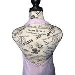 Abercrombie & Fitch  Lilac Linen Halter Mini‎ Dress Large Ruched Back Summer EUC Photo 4