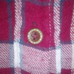 Raquel S/M Flannel Red Plaid Top Size M Photo 2