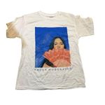 Kacey Musgraves White Shirt Short Sleeves 100% cotton Sz Small NWOT Photo 0