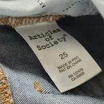Articles of Society Womens Jeans Size 25 Blue Cropped Mid Rise Skinny Fit Button Photo 7