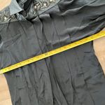 Le Jolly Vintage  100% Silk Leather and Snake Skin Skirt blouse set Photo 11