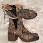 Altar'd State Tan and Black Cheetah Print NEW Ankle Boots Photo 0