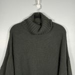 Jenni Kayne Jenni Kanye Cashmere Porter Turtleneck Sweater S Luxury Oversized Forest Green Photo 4