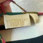 Victoria's Secret Gold Label Victoria Secret kimono robe, green floral, 100% silk, tie sash: S Photo 5