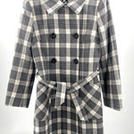 D & G Dolce‎ & Gabbana vintage wool blend women’s belted pea coat, size 28/42 Photo 0