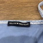 Brandy Melville  Blue & White Floral Mini Dress – Y2K Cottagecore Tank Style – OS Photo 5