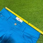 Hollister Y2K  Turquoise Super Low Rise Denim Micro Mini Booty Shorts Festival Photo 2