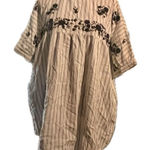 ZARA  TRF collection floral embroidered knee length dress with pockets small Photo 0