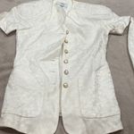 Amanda Smith Vintage  ivory business blazer & skirt set Photo 2