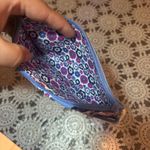 Vera Bradley  Women's Blue Floral Zip Wristlet‎ Clutch Organizer Wallet Photo 2