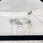 prAna NWT  Women's White Tacana Peasant Crochet Boho Blouse‎ Top Size Large Photo 8