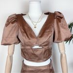 Elliatt  Doris Top and Skirt Set in Bronze Photo 1