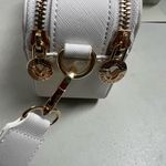 VALENTINO ORLANDI Crossbody Camera Style Shoulder bag New With Tags White Gold Photo 5