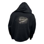 Nike  Shirt Womens Small Black Dri Fit Graphic Half Zip Training Hoodie Workout Photo 4