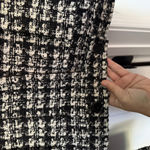 ANINE BING  Adrianna jacket Black Plaid cropped pockets coat Photo 4