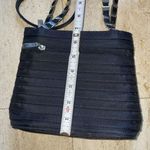 Mario Valentino  nylon handbag with unusual‎ silver chain straps Black Photo 4