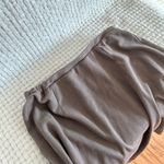 Suede Mini Skirt Brown Photo 4