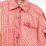 Free People  FP We The Free Womens‎ Boho High Tide Button Down Gingham Shirt XS Photo 7