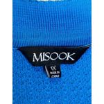 Misook ‎ Sweater Women's Size 1X Cardigan Open Front Knit Blue Photo 2
