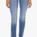 MOTHER The Mid Rise Dazzler Ankle Fray Jeans We the Animals Women's Size 25 Blue Photo 0