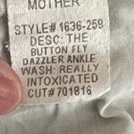 MOTHER Denim Mother Superior The dazzler Button Fly Ankle Really Intoxicated Size 25 Women Photo 10