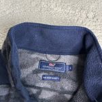 Vineyard Vines Women's Small Shep Shirt Fleece 1/4 Snap Button Camo Photo 2