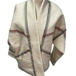 BLANK NYC New Quilted Embroidered Kimono Jacket Luxury Womens Medium Cotton Photo 0