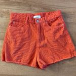 BDG  Size 27 or 4 Corduroy orange mom jean shorts Photo 1