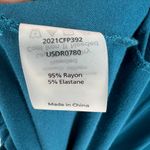 Universal Standard  Wide Neck Short Sleeve Knee Length Dress Blue Size Large Photo 9