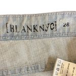 BLANK NYC Women's Light Wash High Rise Cropped Distressed Denim Jean Size 28 Photo 9