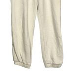ZARA High Rise Oversized Relax Fit Fleece Joggers Elastic Waist Pockets S Cream Photo 3