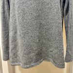 J.Jill Women’s Gray Sweater M | Silk Blend | Pinstripe Side Insets | Soft Knit Size M Photo 3