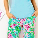 Lilly Pulitzer Lily Pulitzer UPF 50+ Luxletic 9" Reid Shorts "Blue Ibiza Cabana Cocktail" 00 Photo 0