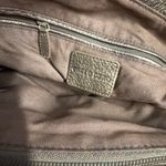 Carlo Dimo Pebbled Leather Shoulder Bag Bronze Brown Braided Strap Hobo Tote Photo 5