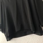 ZARA NWT Women Black Flowy Top - XSmall - Cute Black Blouse Photo 4