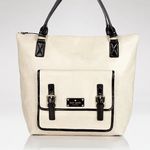 Kate Spade Vintage  Cream and Black Tote Bag Photo 8