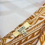 Kori  Tribal Print Short sleeve Romper, Aztec Print size small yellow Photo 4