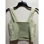 Abercrombie & Fitch NWT ~ Cropped Sleeveless Top ~ Medium ~ Green Photo 3