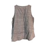 Woolrich ‎ Womens Gray Embroidered Tank Top Sleeveless Keyhole Blouse Large Photo 7